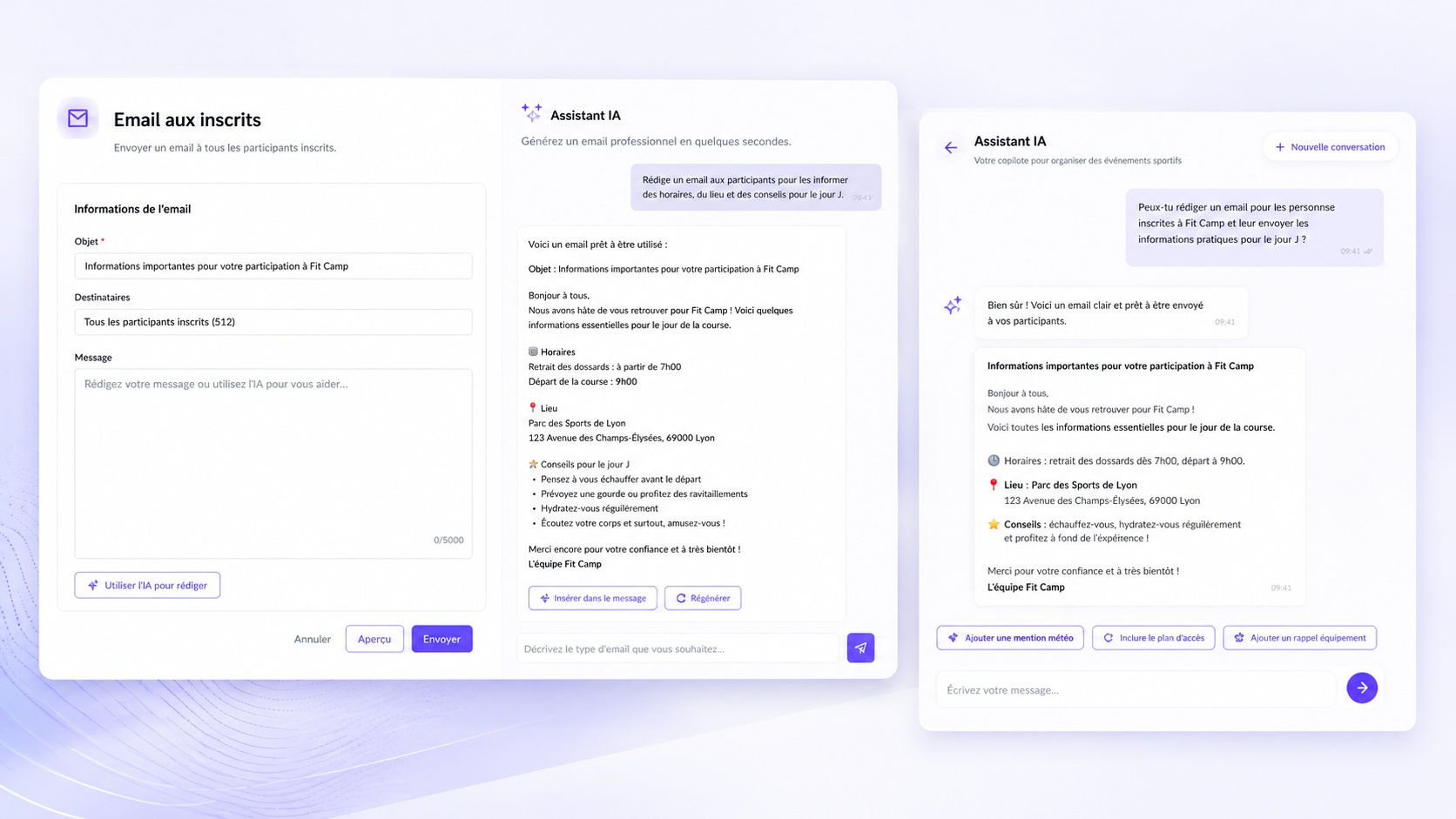 Gagnez du temps avec l'assistant IA